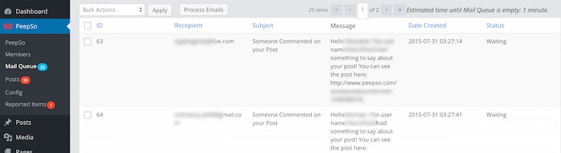 Mail Queue