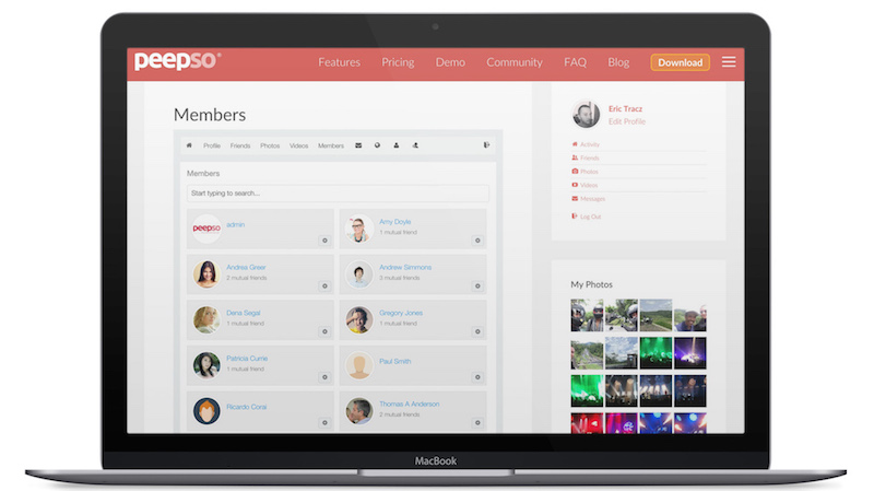 PeepSo Members Page