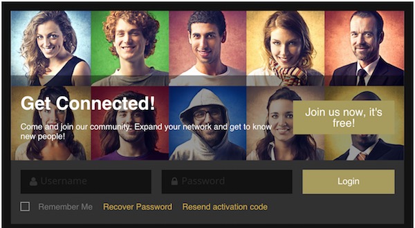 Default PeepSo Login Screen Image