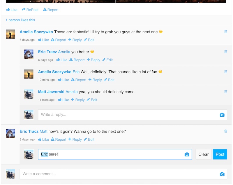 Nested Comments.