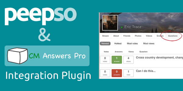PeepSo – CM Answers Pro Integration Plugin