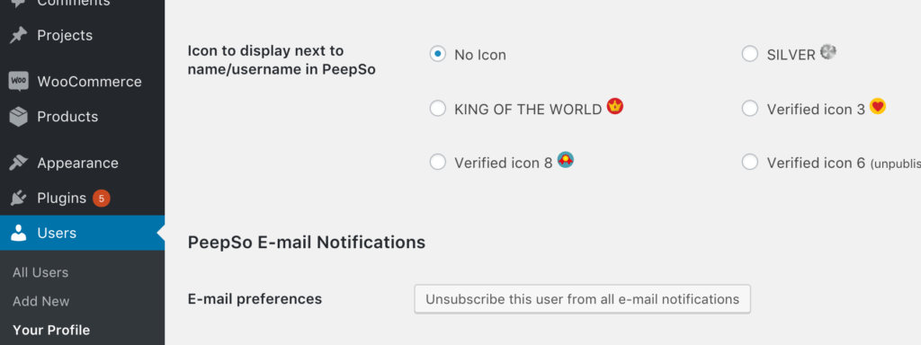 Disable all email notifications per user in your site's backend.