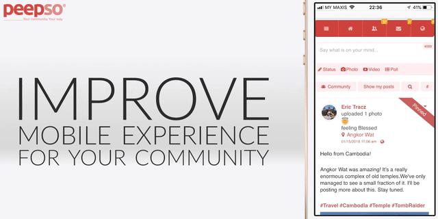 Improve Mobile Experience For Your Community