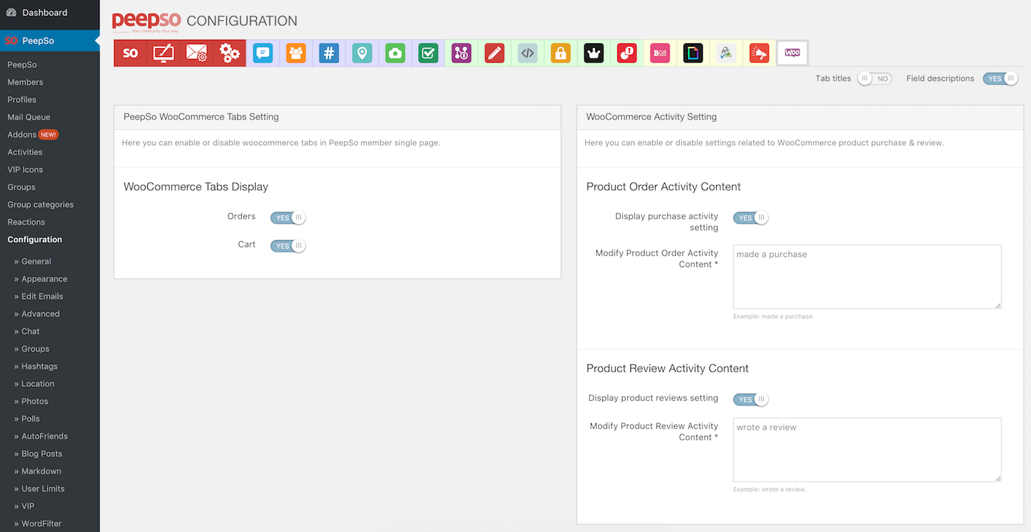 Backend Configuration