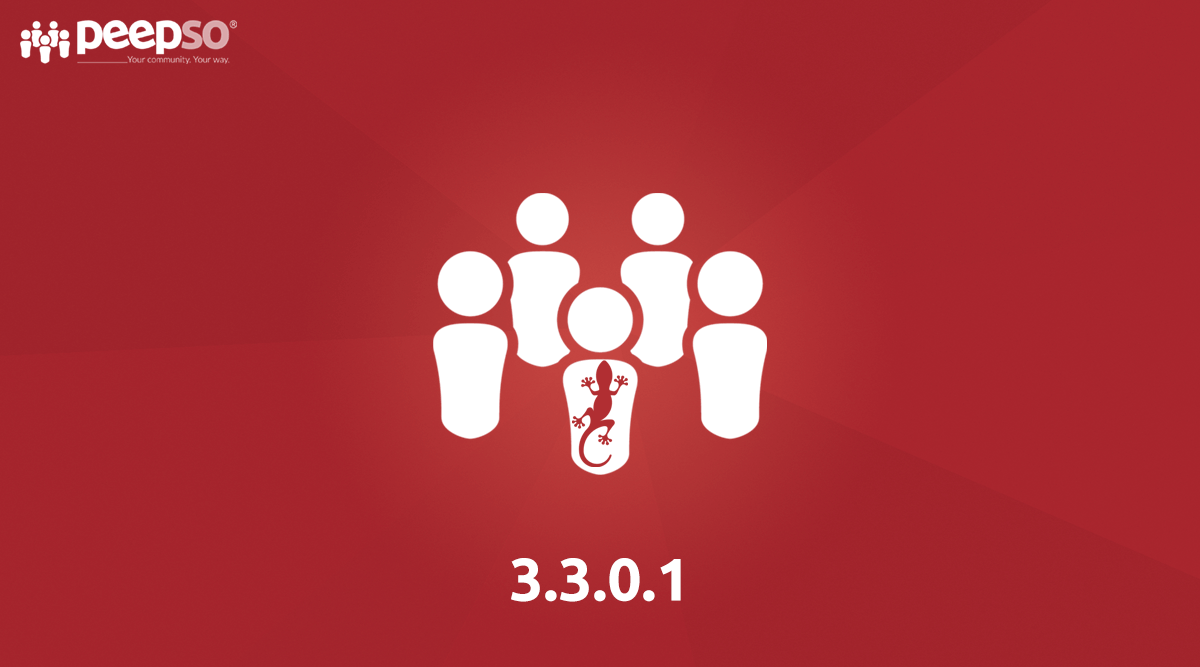 New Release: PeepSo & Gecko 3.3.0.1