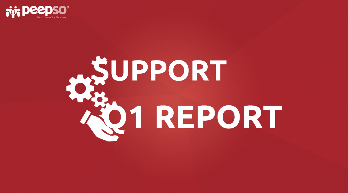 PeepSo Support – Q1 Report