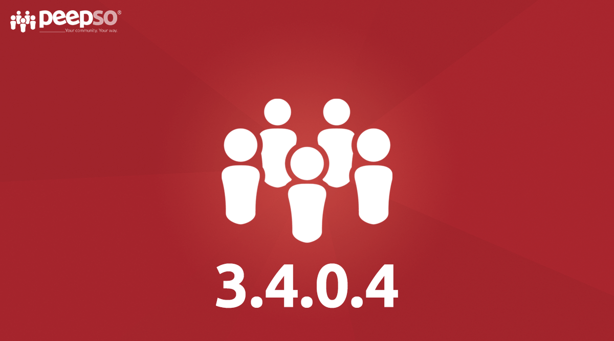 New Release: PeepSo & Gecko 3.4.0.4