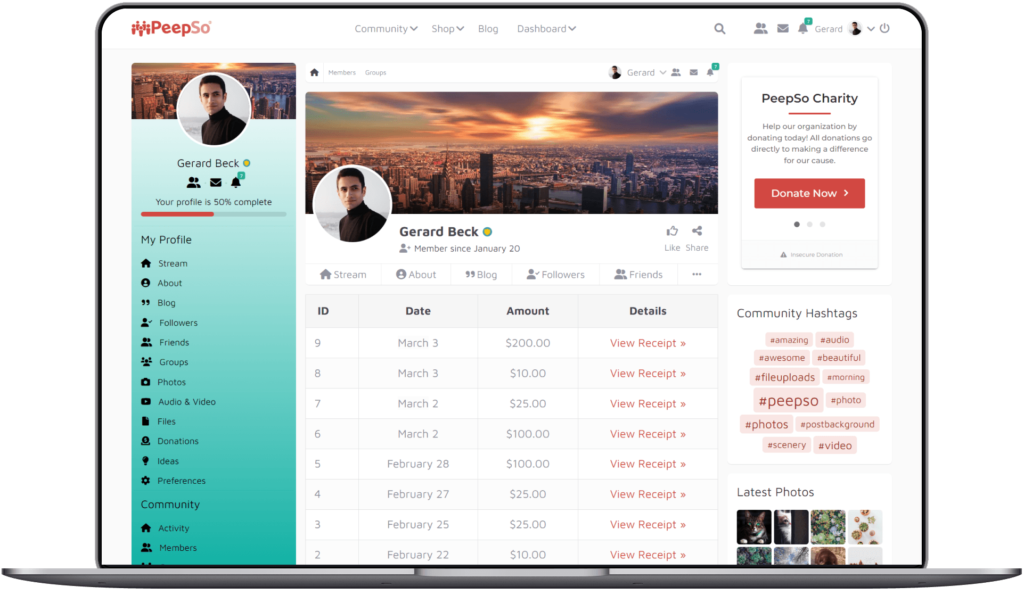 PeepSo for Donations | GiveWP Integration 3 PeepSo for Donations | GiveWP Integration