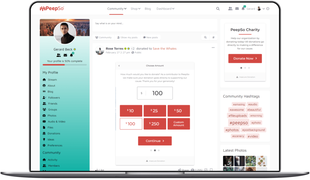PeepSo for Donations | GiveWP Integration 5 PeepSo for Donations | GiveWP Integration