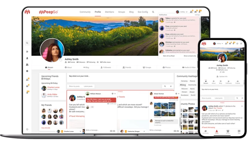 Free User Profile and Community WordPress Plugin